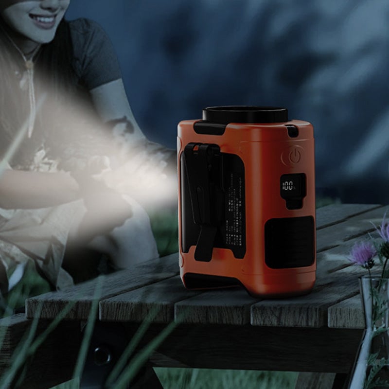 Draagbare Riemventilator met USB Opladen 7