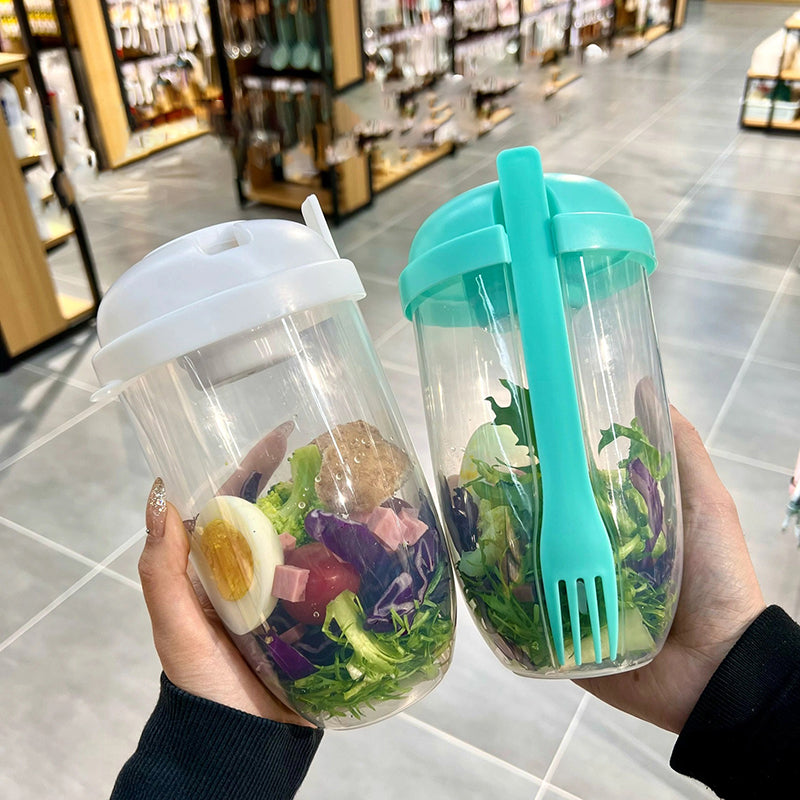Draagbare Saladecontainer voor onderweg 3