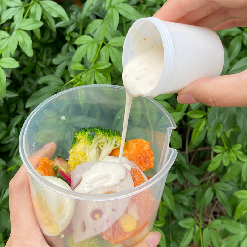 Draagbare Saladecontainer voor onderweg 5