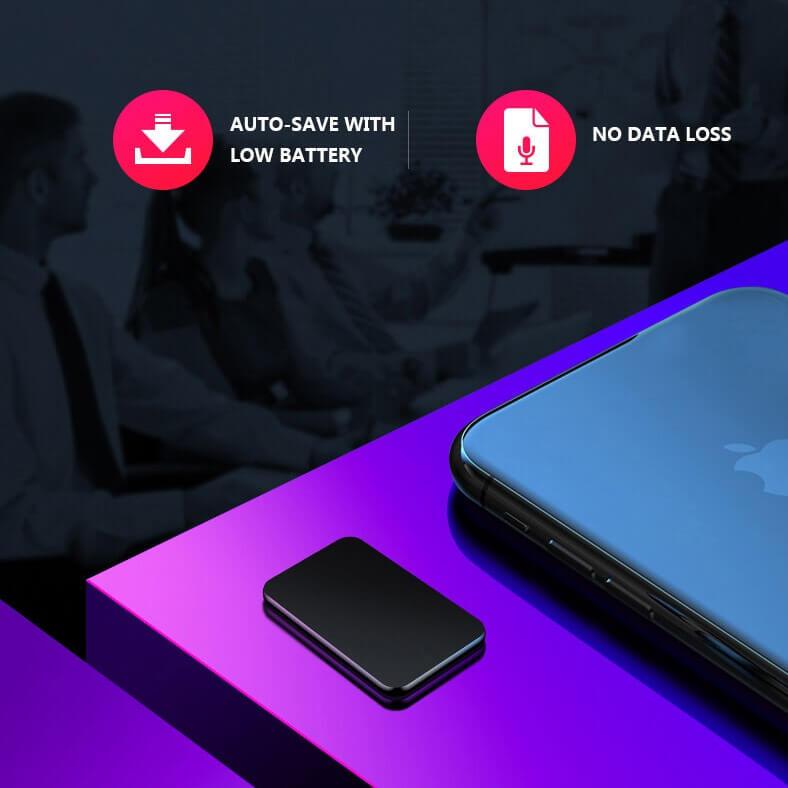 Draagbare Spraakrecorder Mini met 64 GB Geheugen en Ruisonderdrukking 4