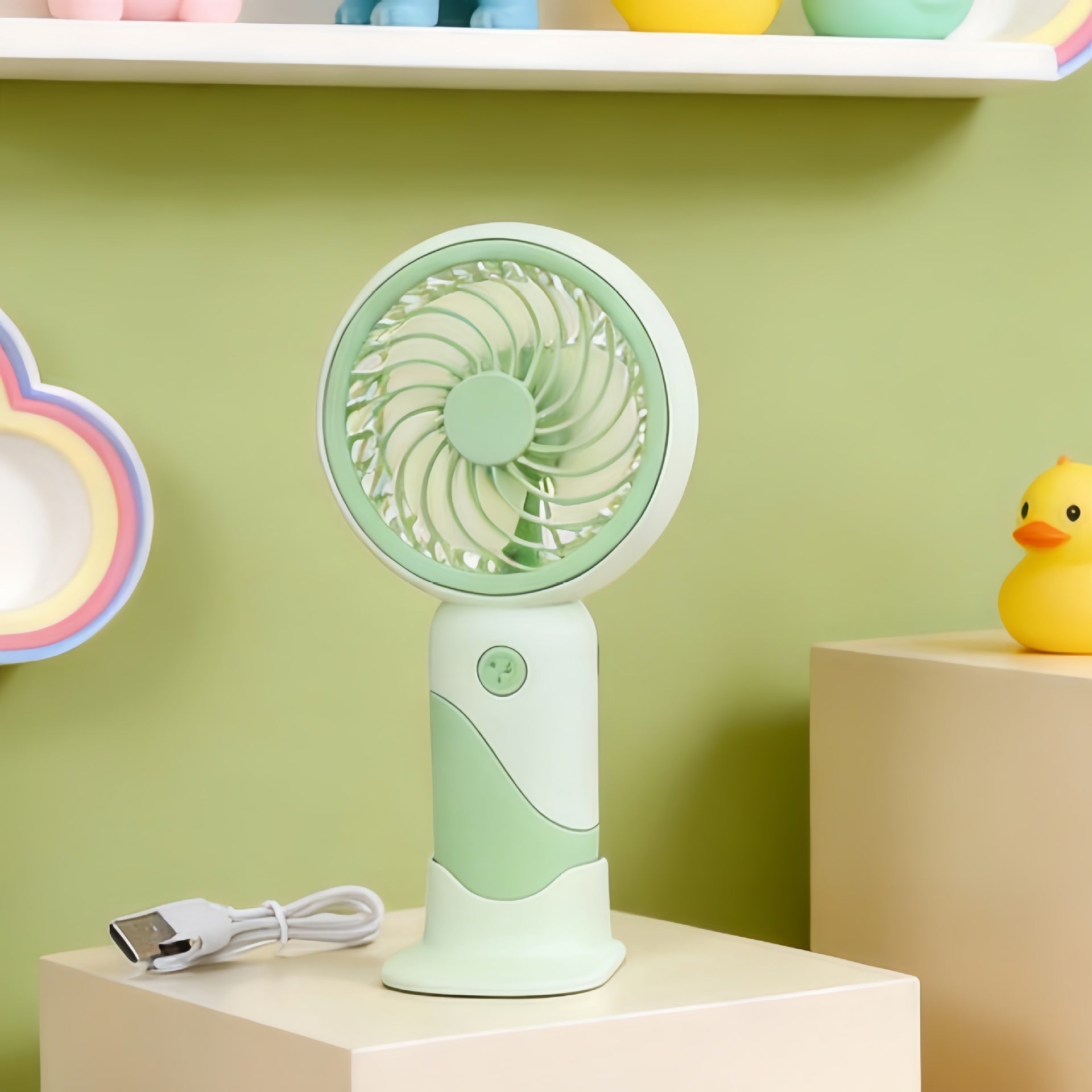 Draagbare Tafelventilator Met Traploze Snelheidsregeling Voor Thuis En Kantoor 5