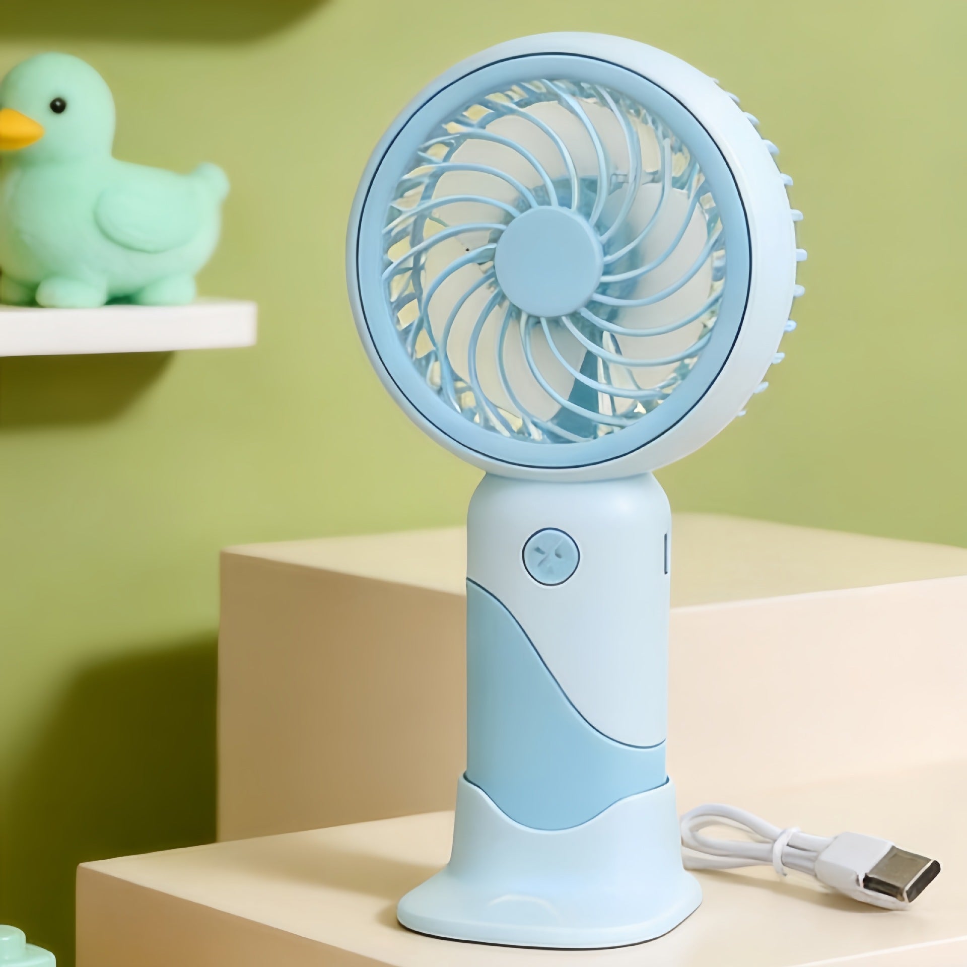 Draagbare Tafelventilator Met Traploze Snelheidsregeling Voor Thuis En Kantoor 8