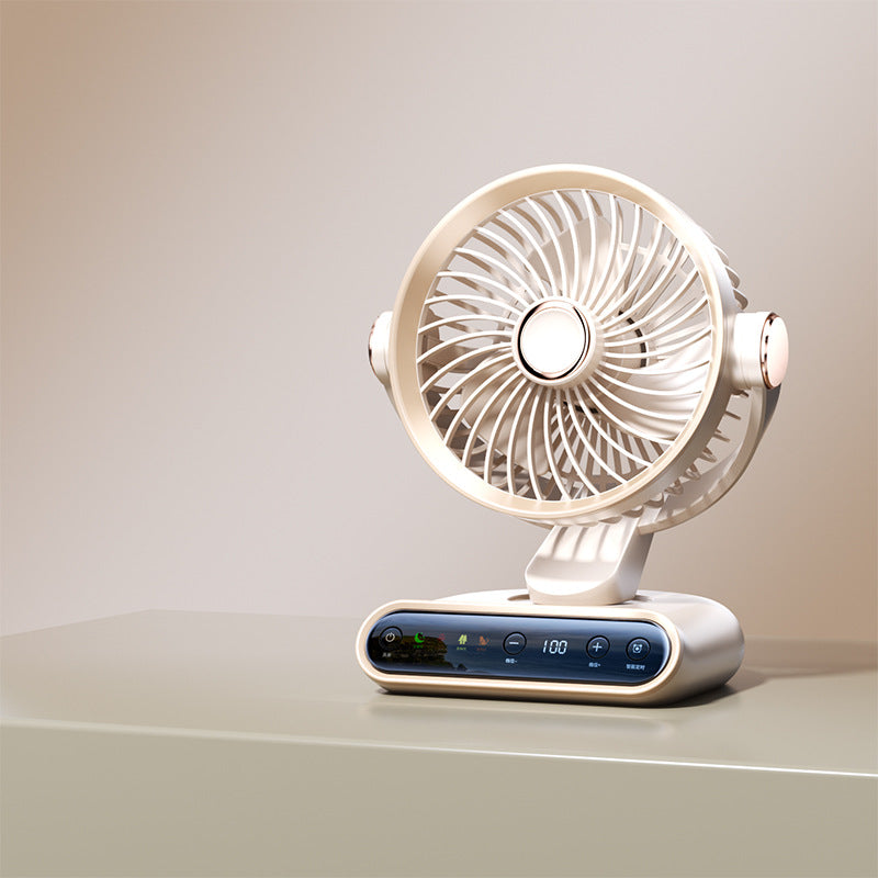 Draagbare Ventilator met Touchscreen Bediening voor Efficiënte Koeling 2