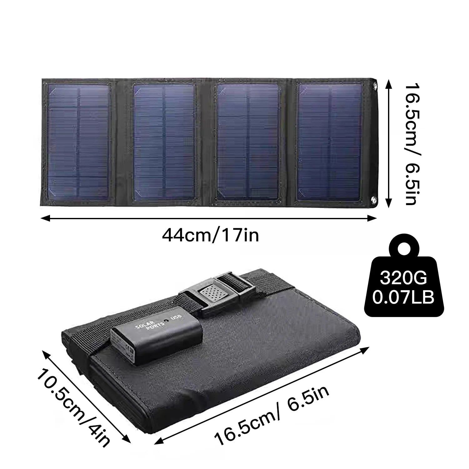 Draagbare Zonnepaneel Oplader Compact Voor Buitenactiviteiten 4