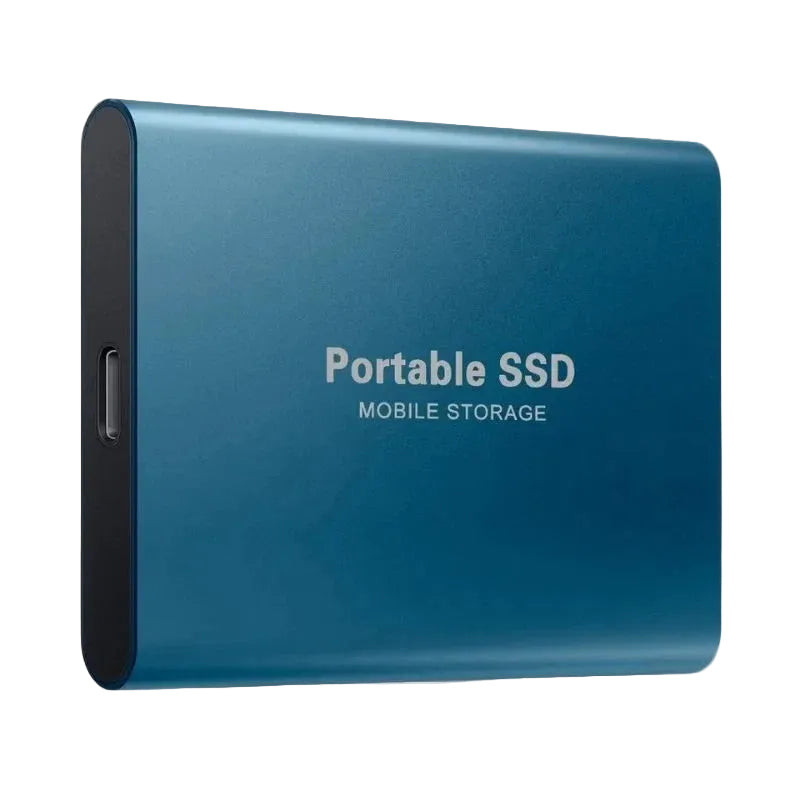 Draagbare externe SSD van aluminium, 1TB-30TB, schokbestendig en waterafstotend. 0