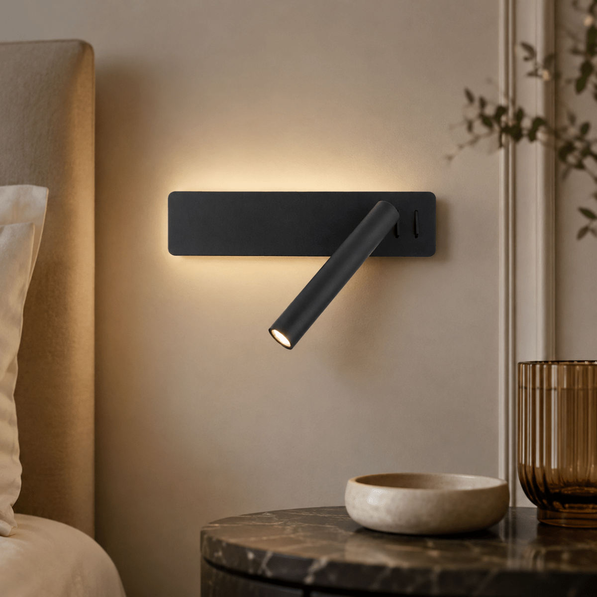 Draaibare LED-lamp voor Bed en Leeshoek 1