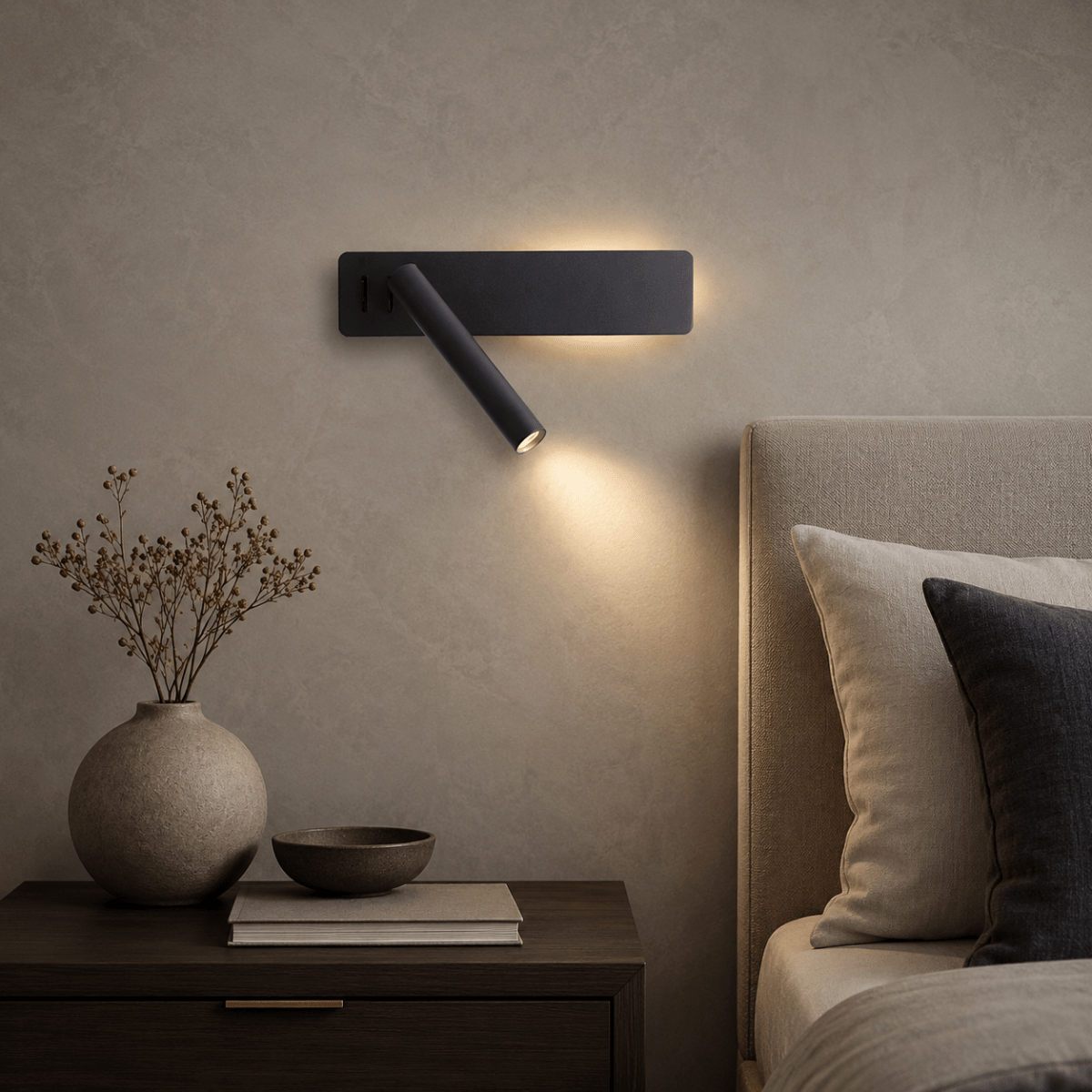 Draaibare LED-lamp voor Bed en Leeshoek 2