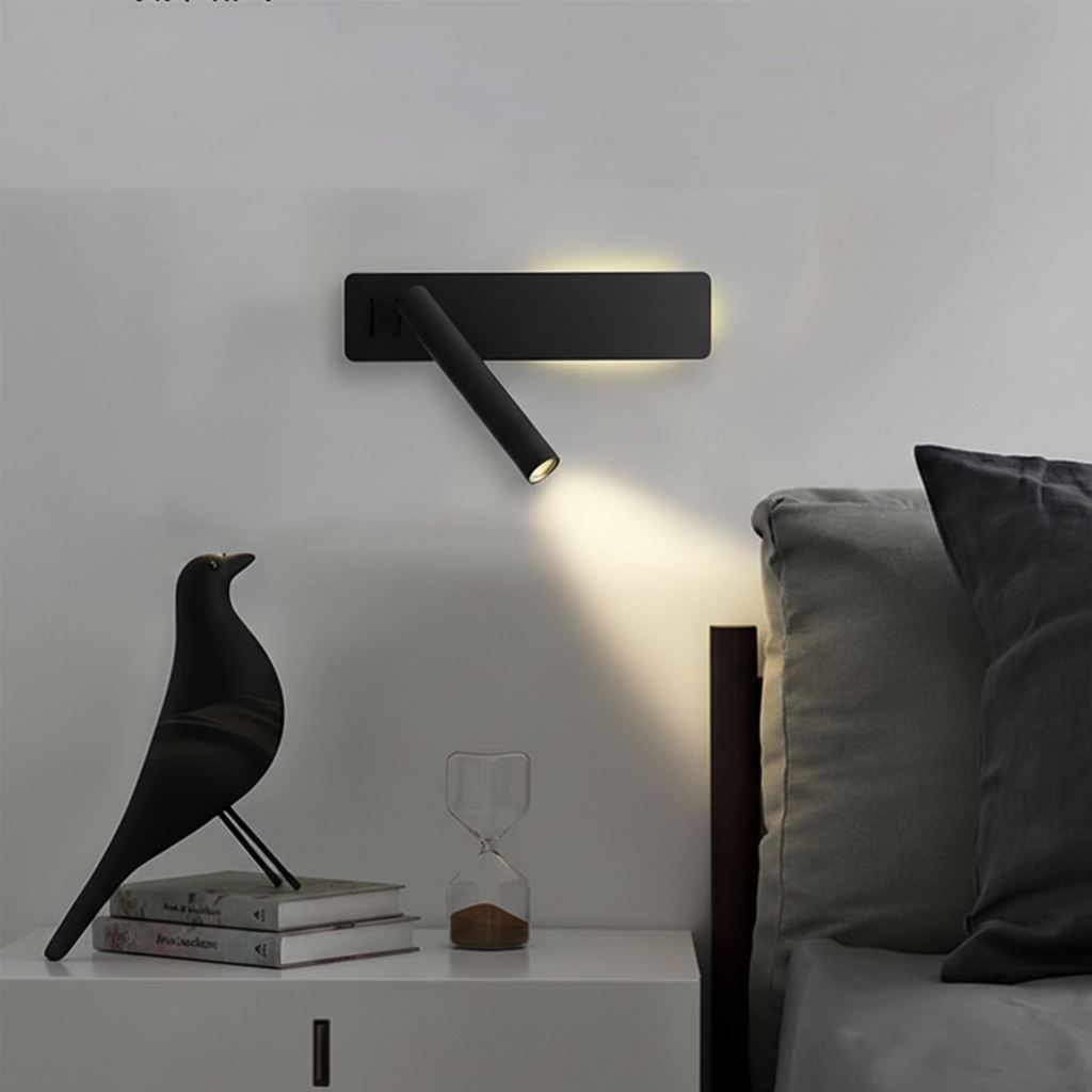 Draaibare LED-leeswandlamp voor Bed 2