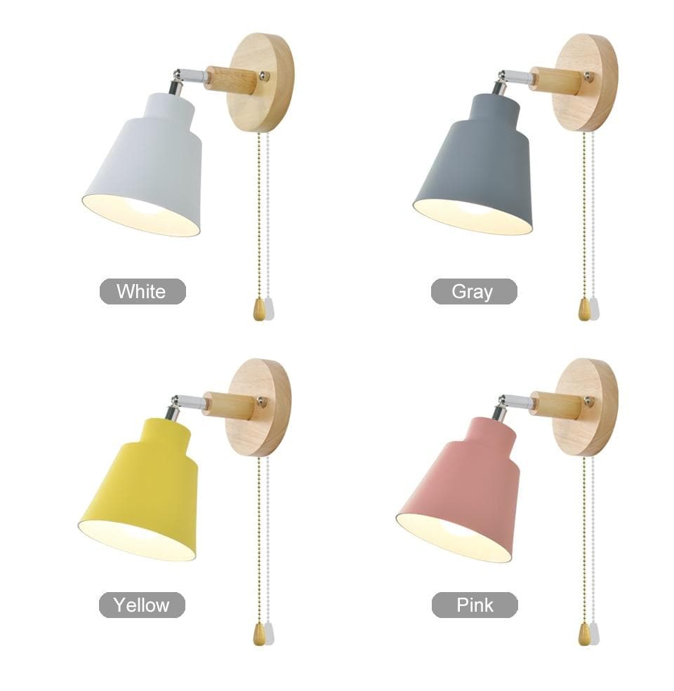 Draaibare Wandlamp met Trekkettingschakelaar 7