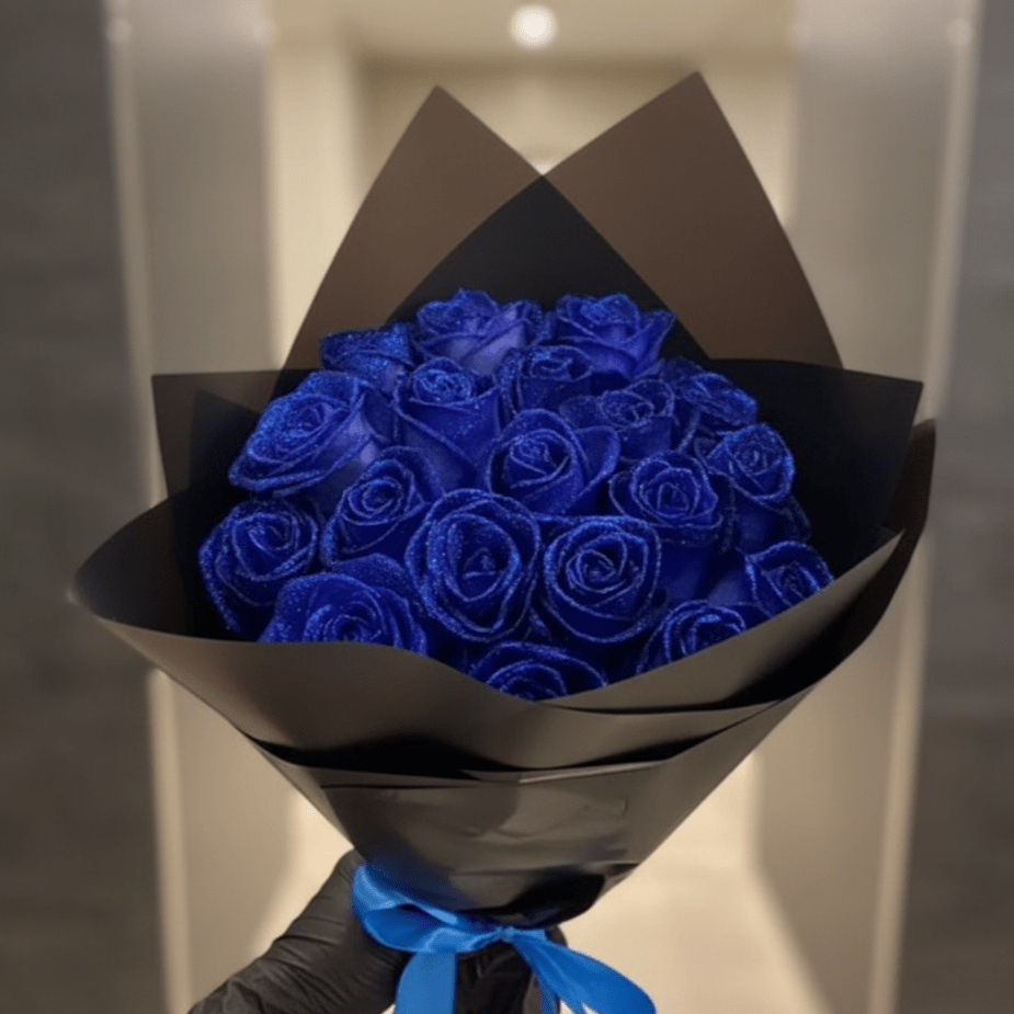 Eeuwige Bloem Glitter Roos voor Decoratie 3
