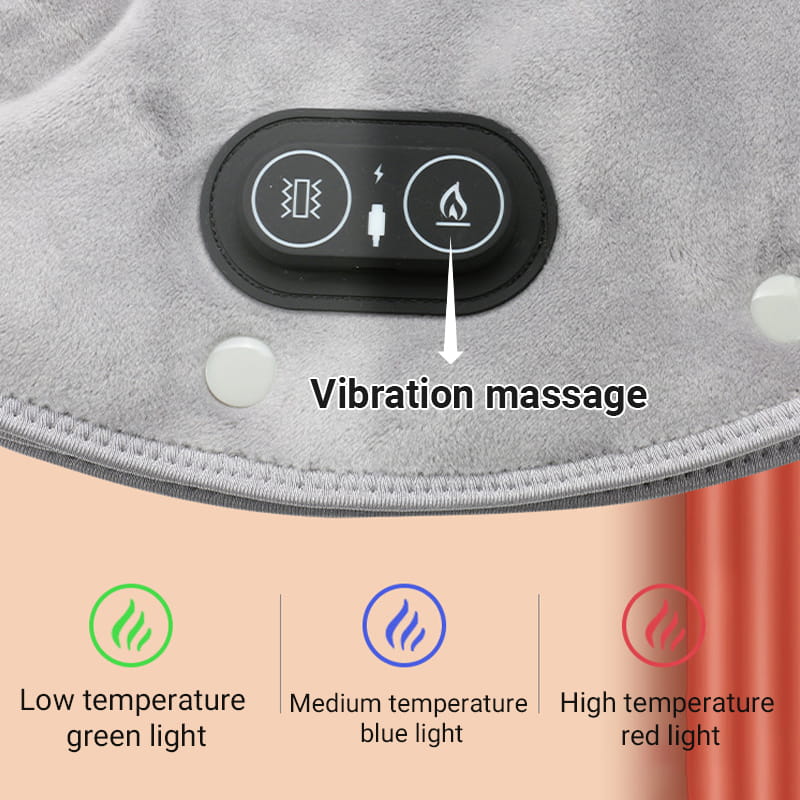 Elektrisch Nek- en Schouderverwarmingskussen met Vibratie voor Ultiem Comfort 3
