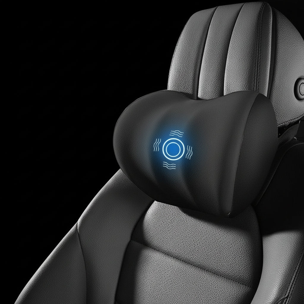 Ergonomisch Nek- en Lendensteunkussen met Vibratiemassage 8