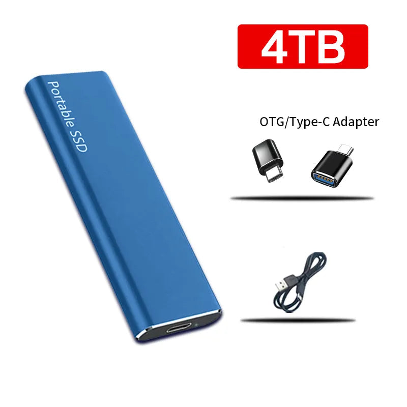 Externe Harde Schijf 4TB USB-C Draagbare Gegevensopslag 7