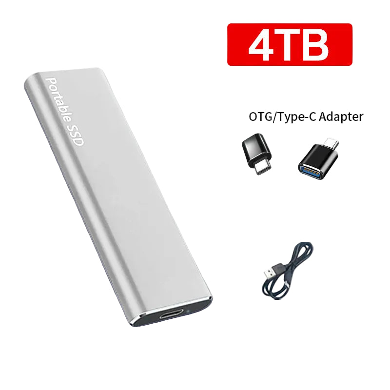 Externe Harde Schijf 4TB USB-C Draagbare Gegevensopslag 9