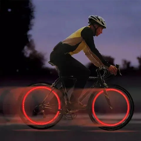 Fietsventielverlichting LED voor Nachtelijke Rit 8