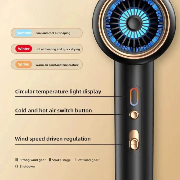 Föhn voor alle haartypes 2400W met Ionentechnologie 5