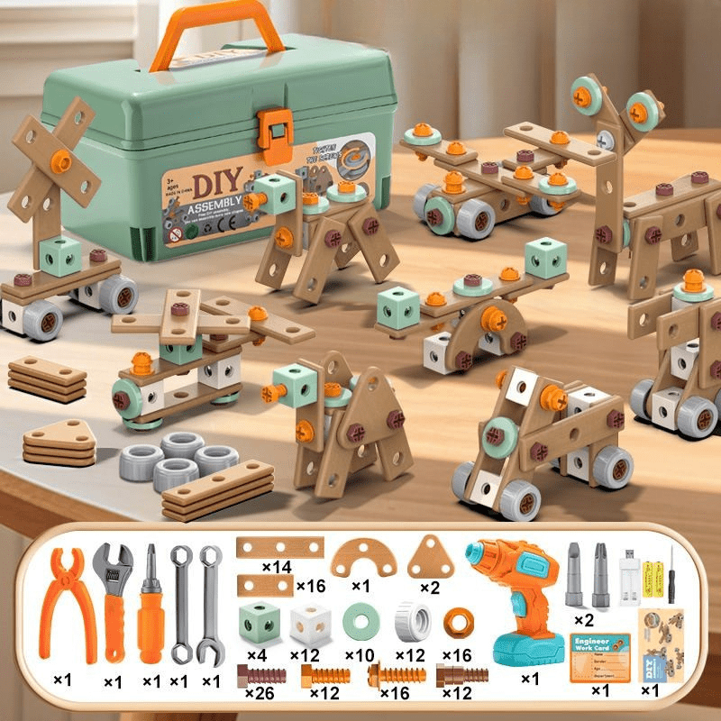 Gereedschapsset voor Kinderen - Creatief Bouwen en Ontdekken 10