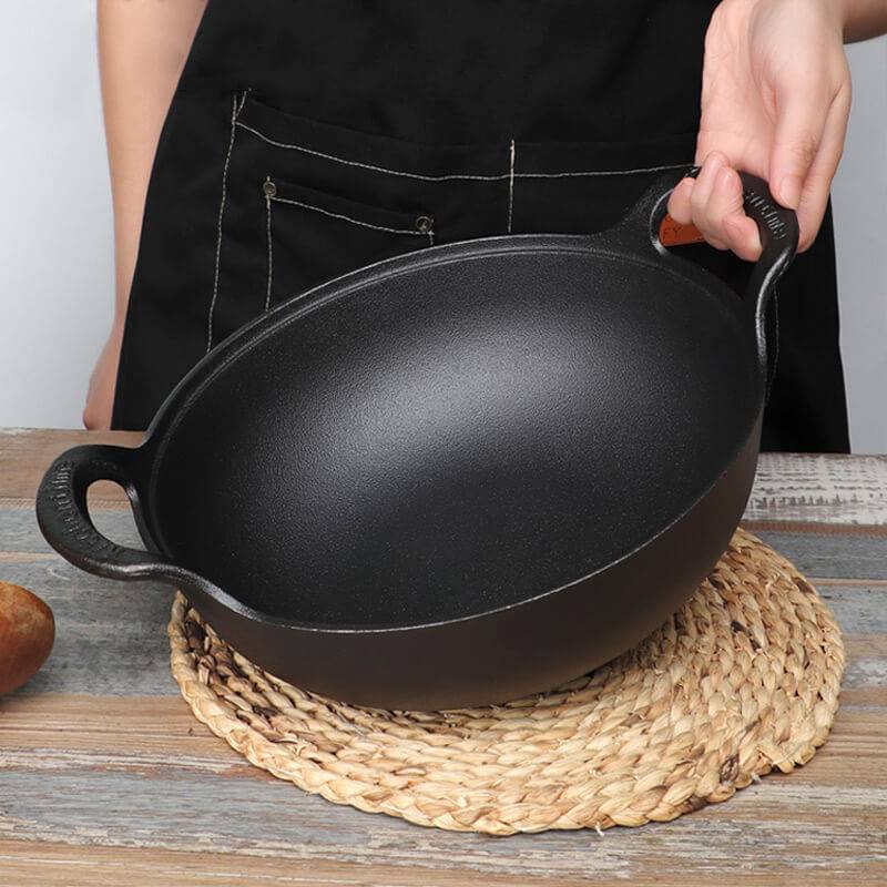 Gietijzeren Pan voor Koken met Diepe Vorm 5