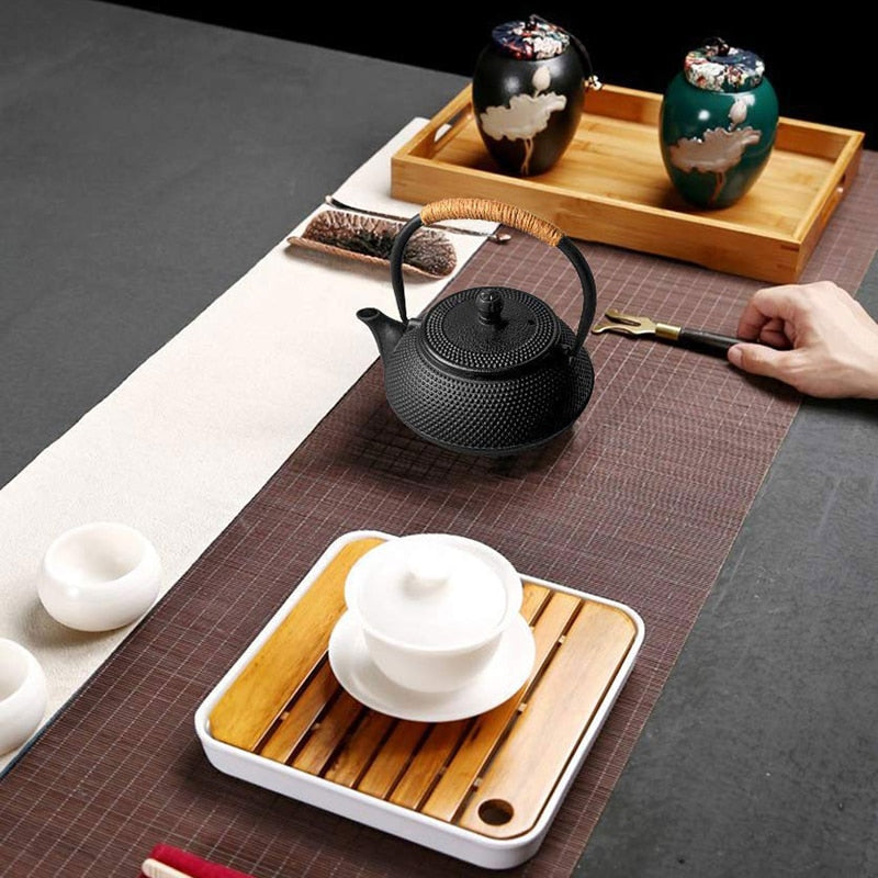 Gietijzeren Theeketel met Infuser voor Koken 4