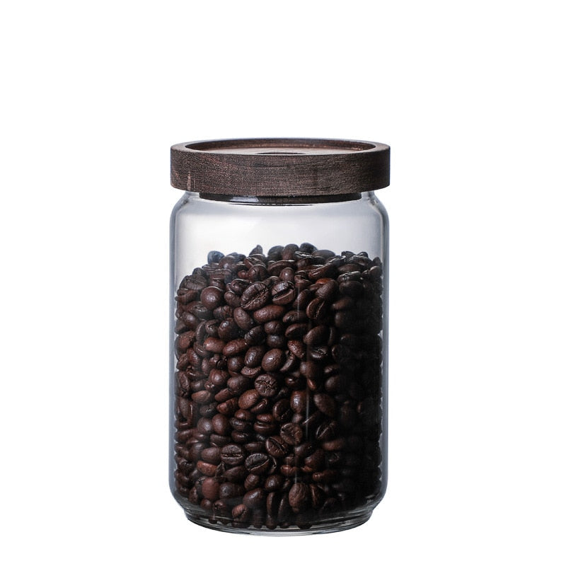 Glazen Opbergpot voor Koffiebonen en Granen 3