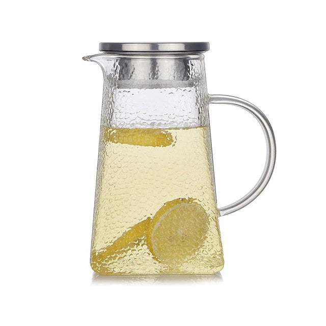 Glazen Theeketel met Filter voor Thuis en Kantoor 0