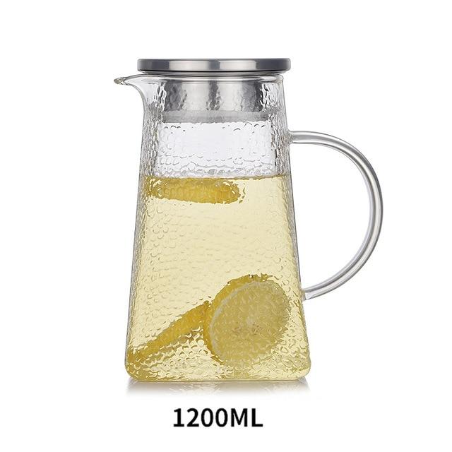 Glazen Theeketel met Filter voor Thuis en Kantoor 6