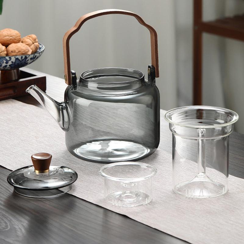 Glazen Theepot Modern Ontwerp met Comfortabel Handvat 2