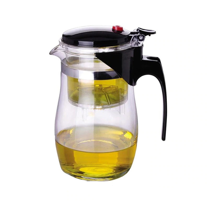 Glazen Theepot met Thee-ei Filter voor Koffie en Thee 8