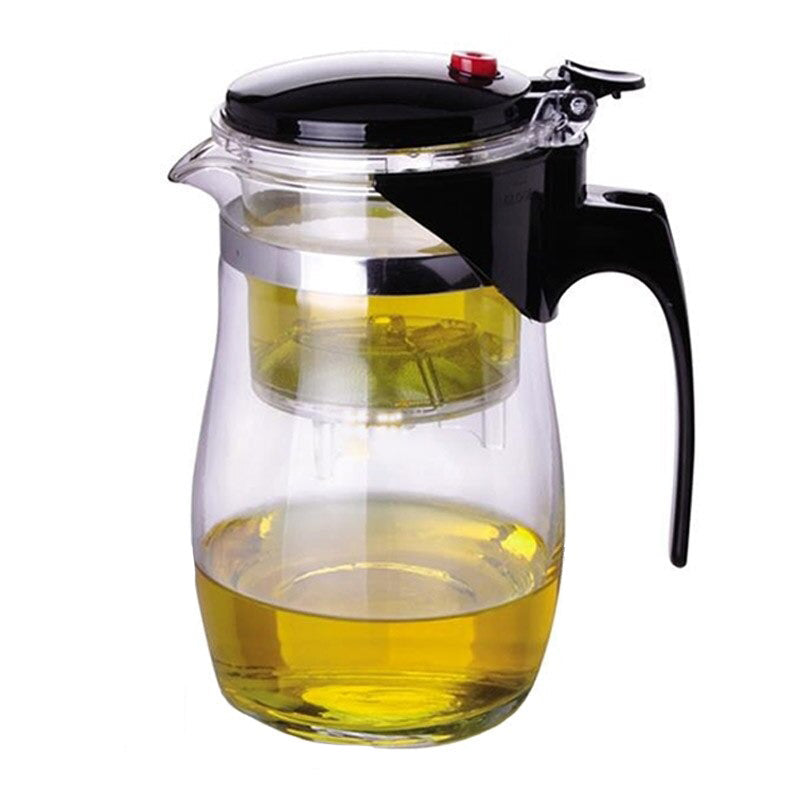 Glazen Theepot met Thee-ei Filter voor Koffie en Thee 9