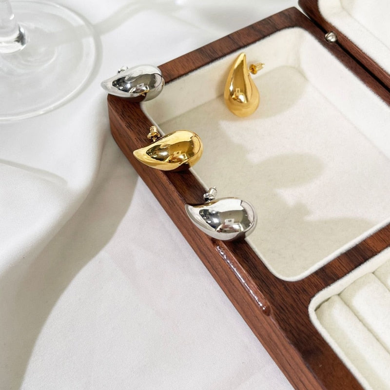 Dames Chunky Teardrop Oorbellen