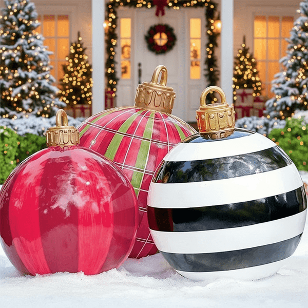 Grote Opblaasbare Kerstballen voor Binnen en Buiten 1