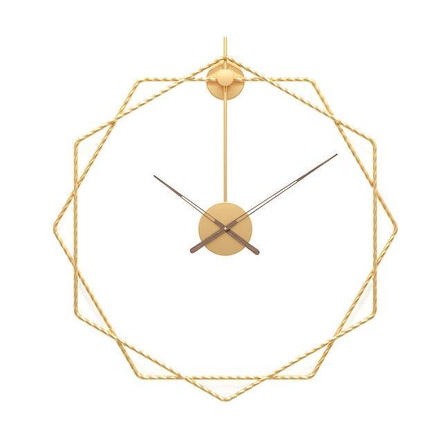 Grote Wandklok Geometrisch Ontwerp voor Moderne Interieurs 8