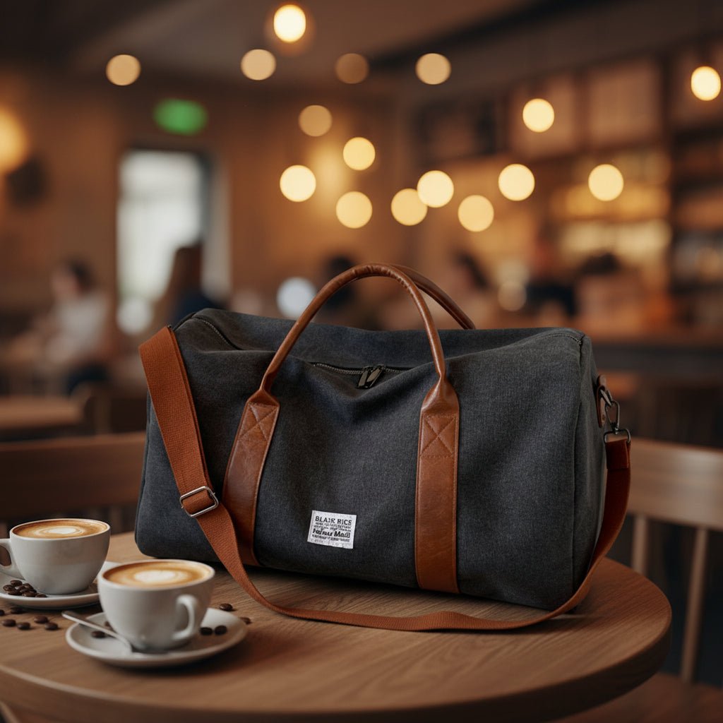 Grote Weekendtas Vintage Stijl Voor Korte Reizen Met Ruime Indeling 8