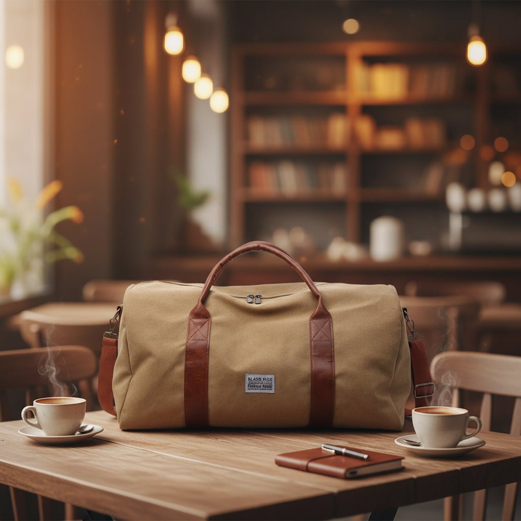 Grote Weekendtas Vintage Stijl Voor Korte Reizen Met Ruime Indeling 9