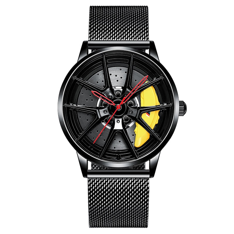 Heren Sportauto Wiel Horloge