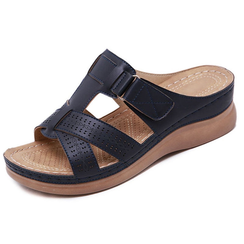 Comfortabele instapsandalen voor dames
