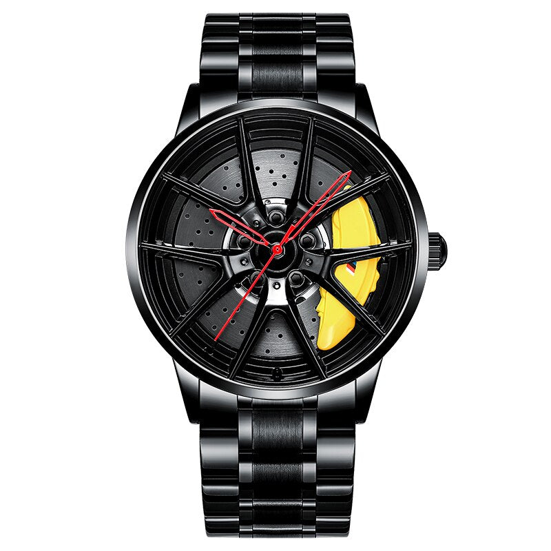 Heren Sportauto Wiel Horloge