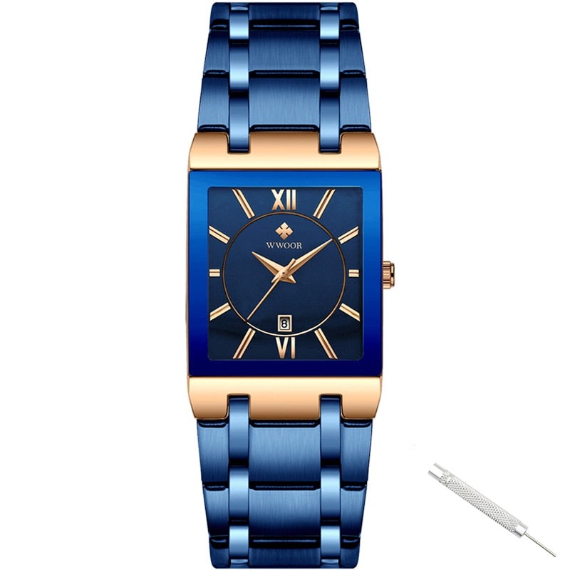 Luxe Vierkante Horloge