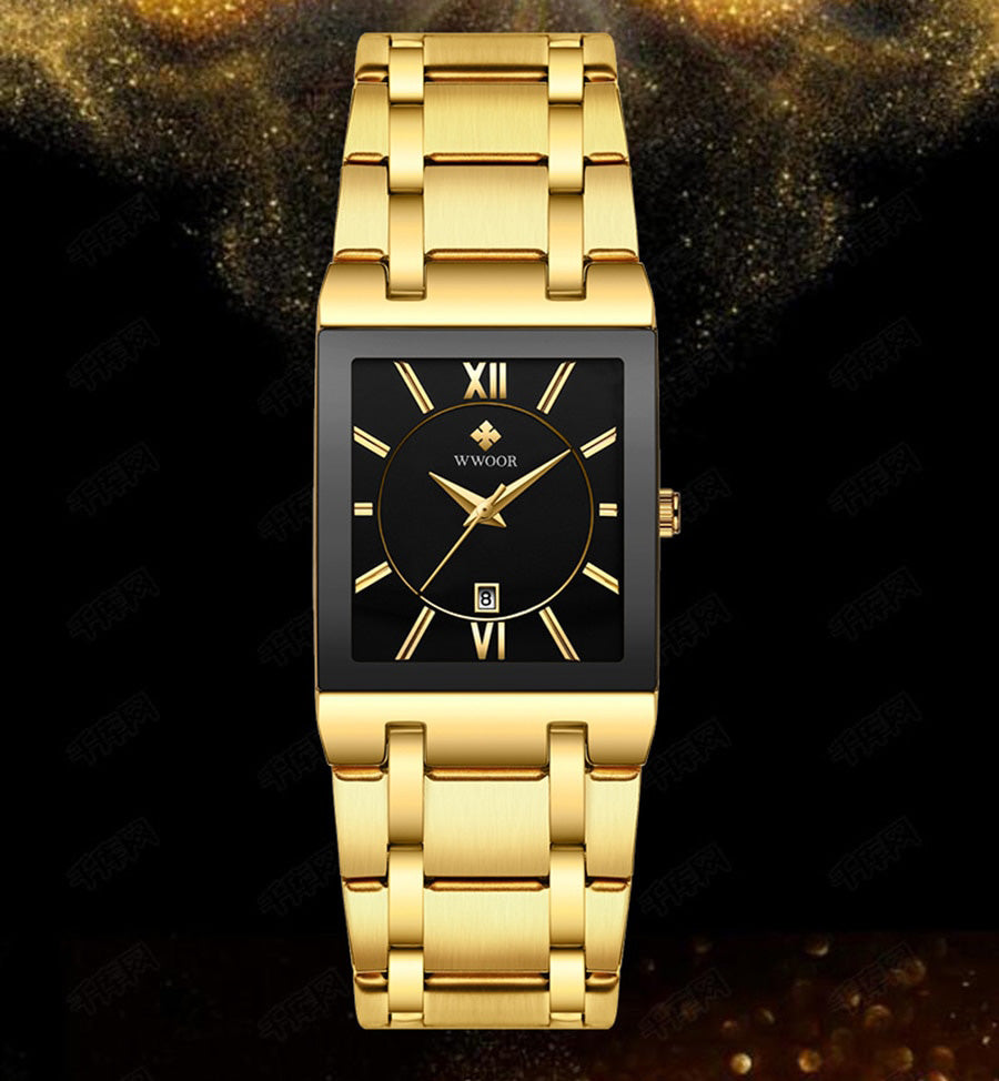 Luxe Vierkante Horloge