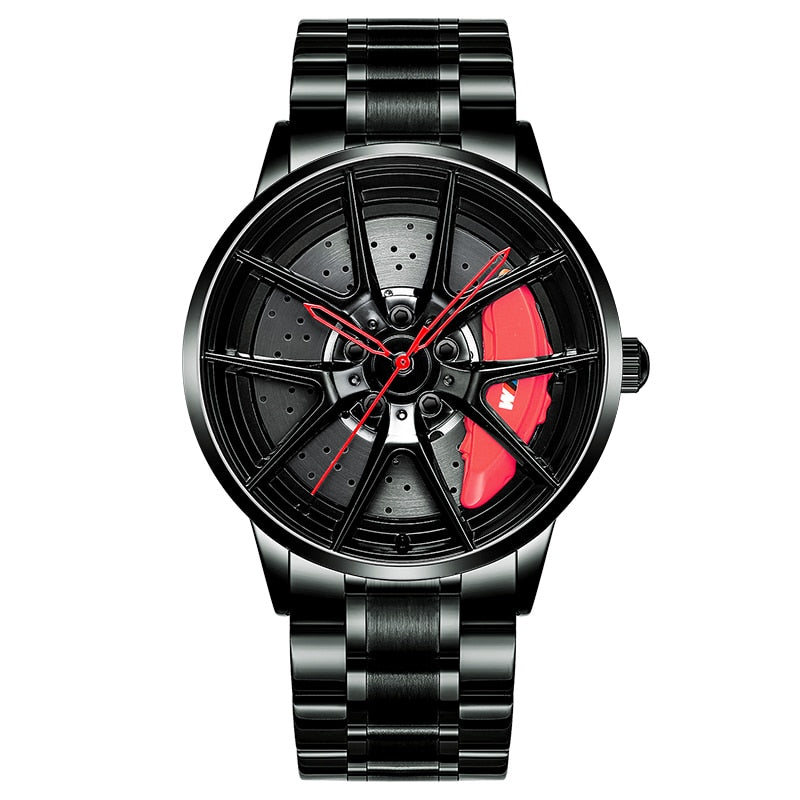 Heren Sportauto Wiel Horloge