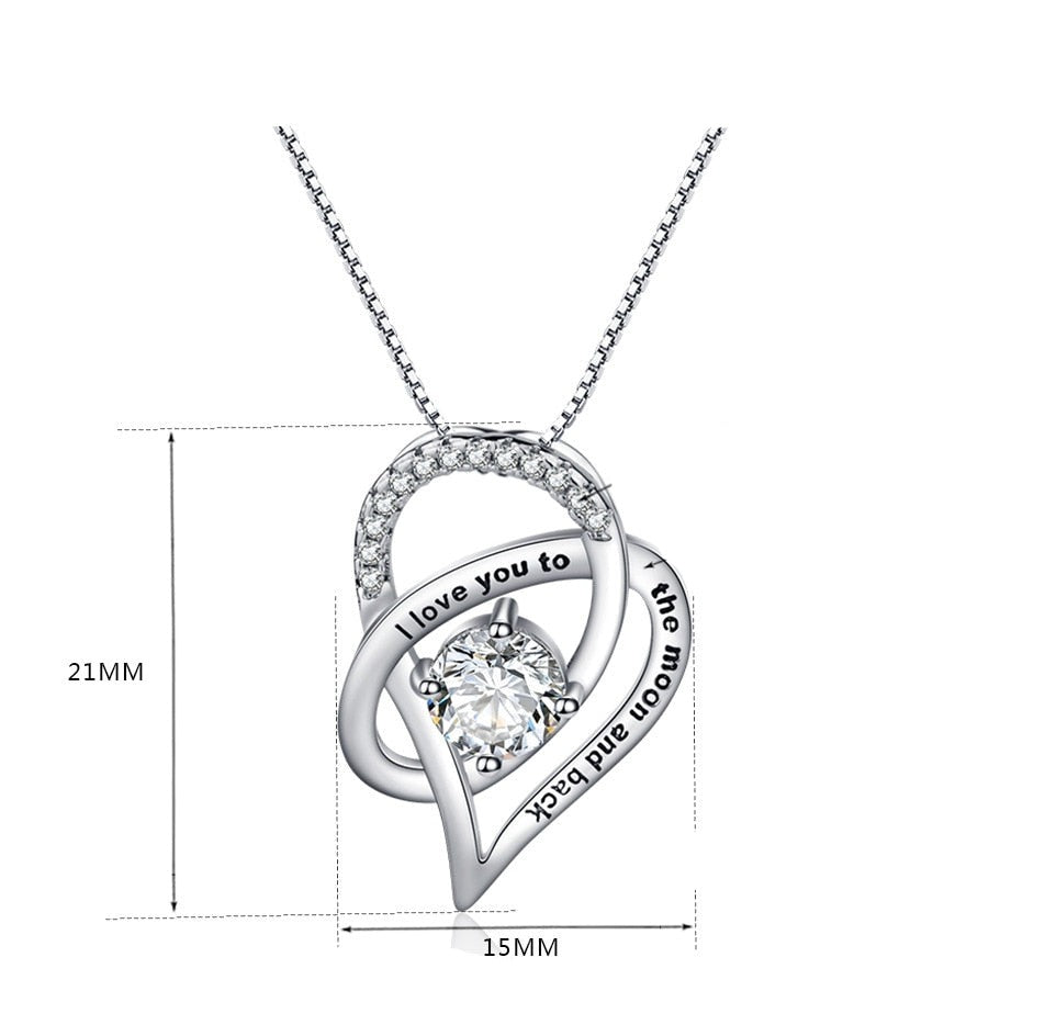 Maanhart Moeder Ketting