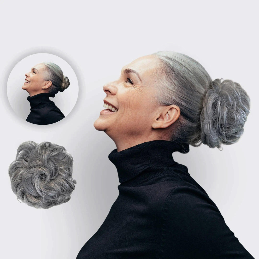 Haarverlenging Scrunchie BunPop Casual Knot 9