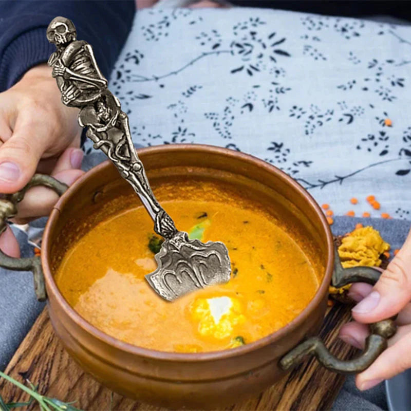 Halloween Bestekset met Skeletontwerp 3