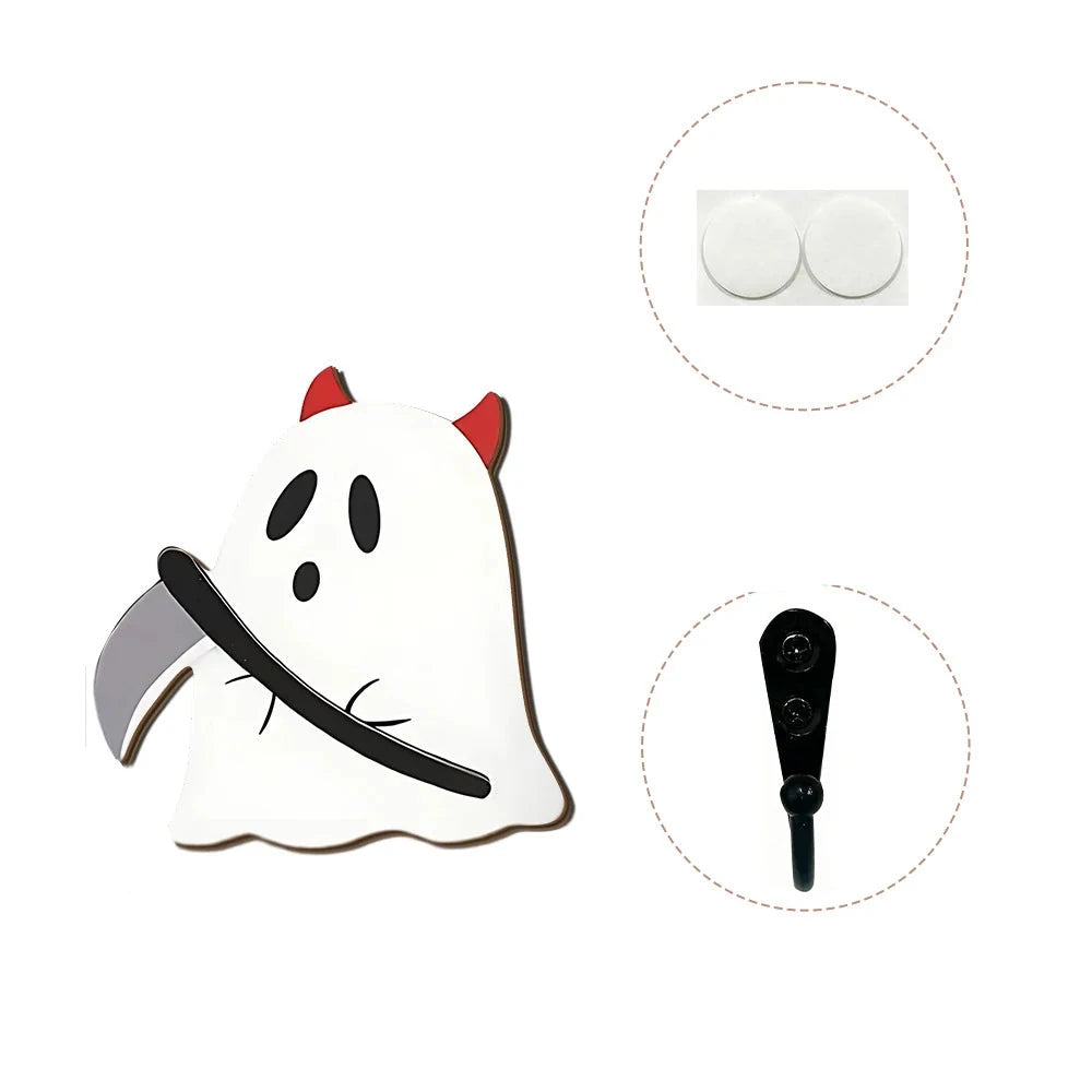 Halloween Decoratief Spookfiguur Met Zeis Voor Binnen 0