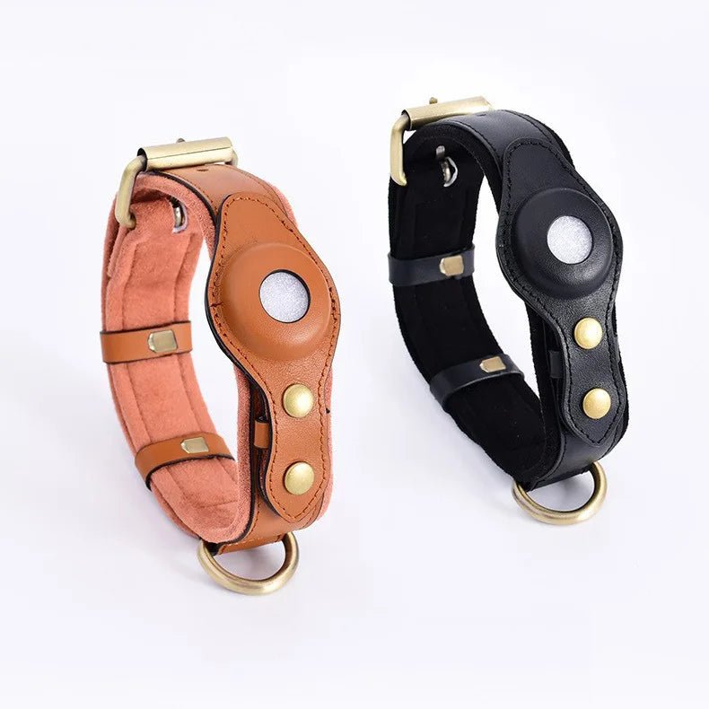 Halsband Hond met AirTag Bevestiging Waterdicht en Duurzaam voor Alle Weerseisen 3