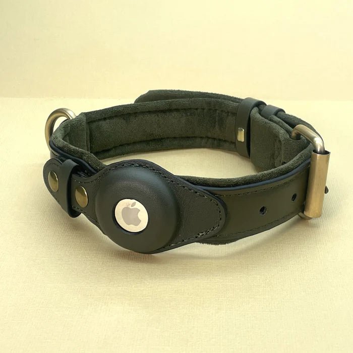 Halsband Hond met AirTag Bevestiging Waterdicht en Duurzaam voor Alle Weerseisen 5