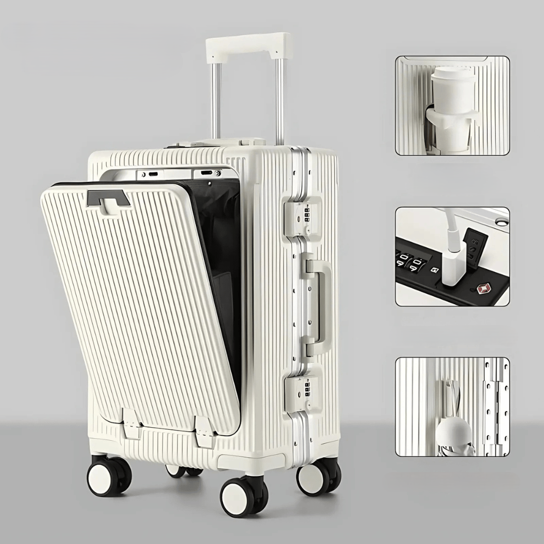 Handbagagekoffer Manhattan Pro met Aluminium Frame 10