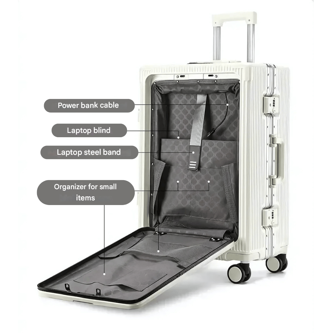 Handbagagekoffer Manhattan Pro met Aluminium Frame 5