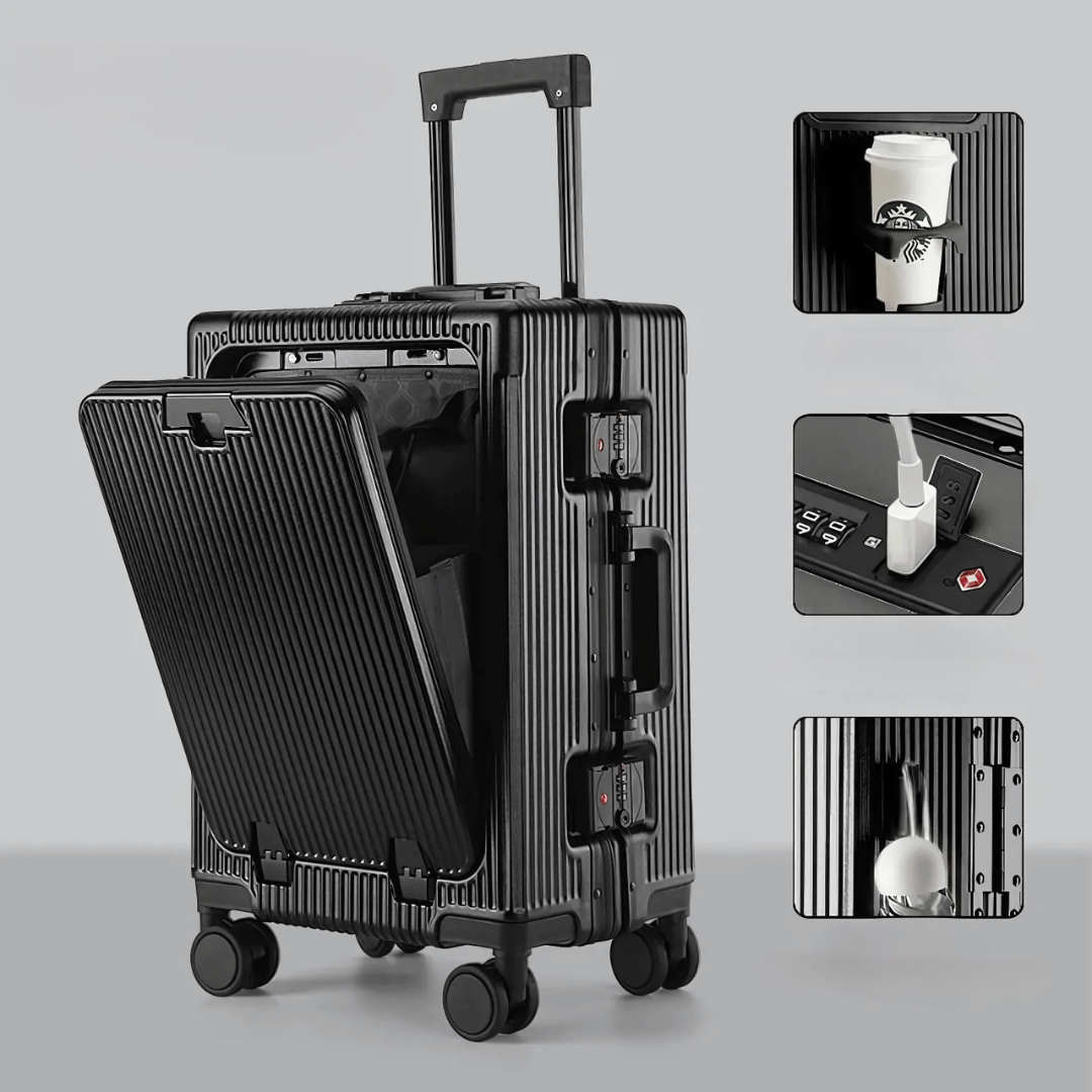 Handbagagekoffer Manhattan Pro met Aluminium Frame 9