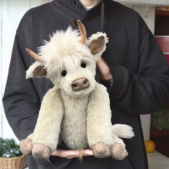 Handgemaakte Hoogland Koe Knuffel 3